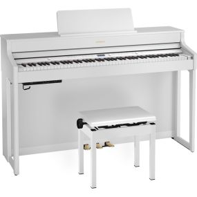 Roland HP702WH Digital Piano with bench White (HP702WH)