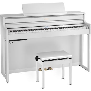 Roland HP704WH Digital piano with bench white (HP704WH)