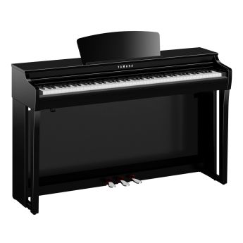 Yamaha Clavinova CLP725PE Digital Piano With Bench - Polished Ebony (CLP725PE)