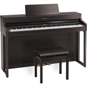 Roland HP702DR Digital Piano with bench Dark Rosewood (HP702DR)