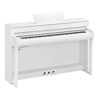 Yamaha Clavinova CLP735 Digital Piano With Bench - White (CLP735WH)