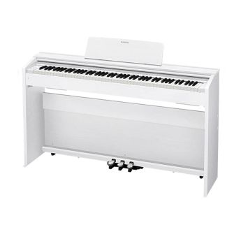 Casio Privia PX870WE Digital Piano with Bench - White