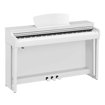 Yamaha Clavinova CLP725WH Digital Piano With Bench - White (CLP725WH)