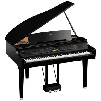 Yamaha CVP909GP Clavinova Digital Piano with Matching Bench | Polished Ebony (CVP-909GP)