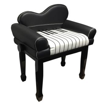 FS-605 Novelty Piano Chair - Ebony