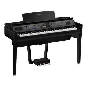 Yamaha CVP909 Clavinova Digital Piano with Matching Bench | Black (CVP-909B)