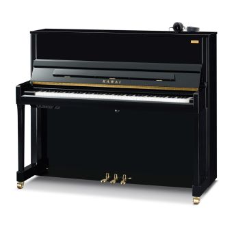 Kawai K300-AUR2 Upright Hybrid Piano Polished Ebony